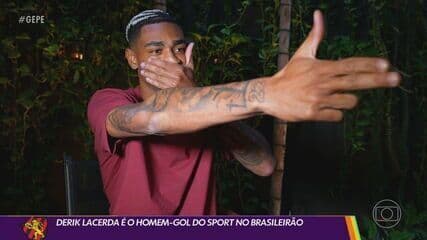Derik Lacerda, artilheiro do Sport, é afastado por indisciplina no Brasileirão. Legenda da imagem. Reprodução: Retorno do item 11
