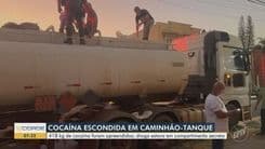 Polícia Federal incinera mais de uma tonelada de drogas apreendidas em Araraquara. Reprodução: Globo