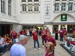 Cobertura em tempo real da eleição do Fluminense. Reprodução: Ge