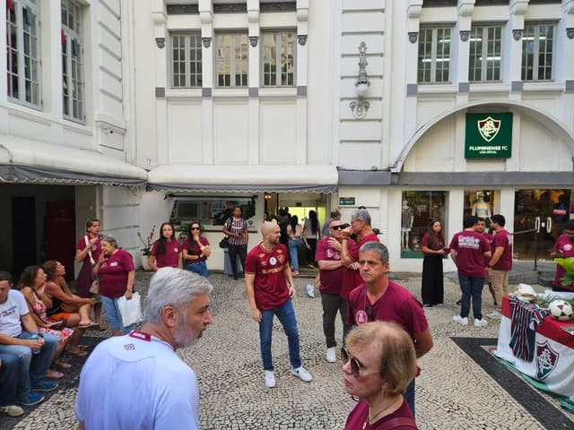 Cobertura em tempo real da eleição do Fluminense. Reprodução: Ge