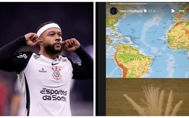 Torcedores do Corinthians demonstram preferência por Neto em meio a polêmica com Memphis.; Reprodução: iG Esporte