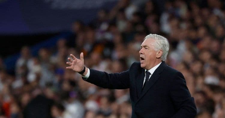 Decisão da Copa do Rei pode marcar a saída de treinador italiano do Real Madrid. Reprodução: Estadão