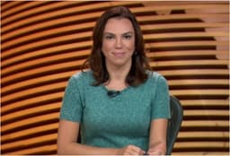 Ana Paula Araújo e Bernardinho em almoço em família