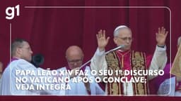 Francisco Borba destaca a ênfase do papa Leão XIV na defesa da paz. Reprodução: Globo