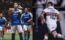 Cruzeiro e São Paulo se enfrentam pela 22ª rodada do Brasileirão. Legenda da imagem. Reprodução: iG