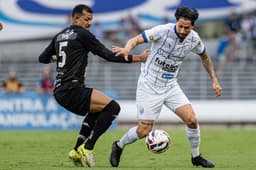 CSA vence Botafogo-PB por 2 a 1 com dois pênaltis de Enzo em Maceió. Reprodução: Paulo Chancey Junior
