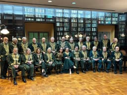 Ana Maria Gonçalves toma posse na cadeira 33 da ABL, 13ª mulher eleita. Reprodução: Retorno do item 11