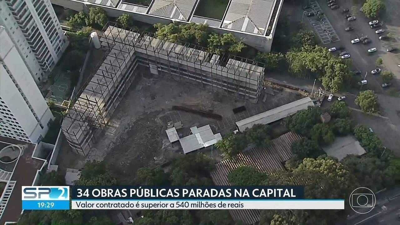 Paralisação de obras em SP envolve contratos de mais de R$ 542 milhões.. Reprodução: G1