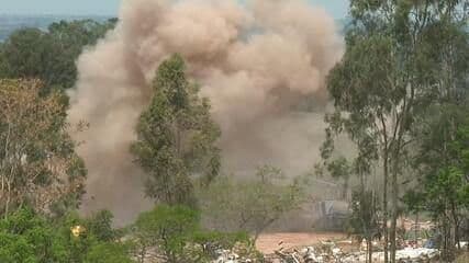 Legenda da imagem. Sesi Prudente realoca alunos após incêndio no Parque Furquim, acordo com o MPT. Reprodução: Retorno do item 11