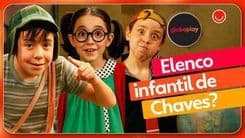 Personagens de Chaves em versões simuladas como crianças reais, trazem nostalgia ao Globoplay.; Reprodução: Globo