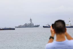 Forças americanas no Caribe elevam tensão com a Venezuela. Reprodução: Retorno do item 11
