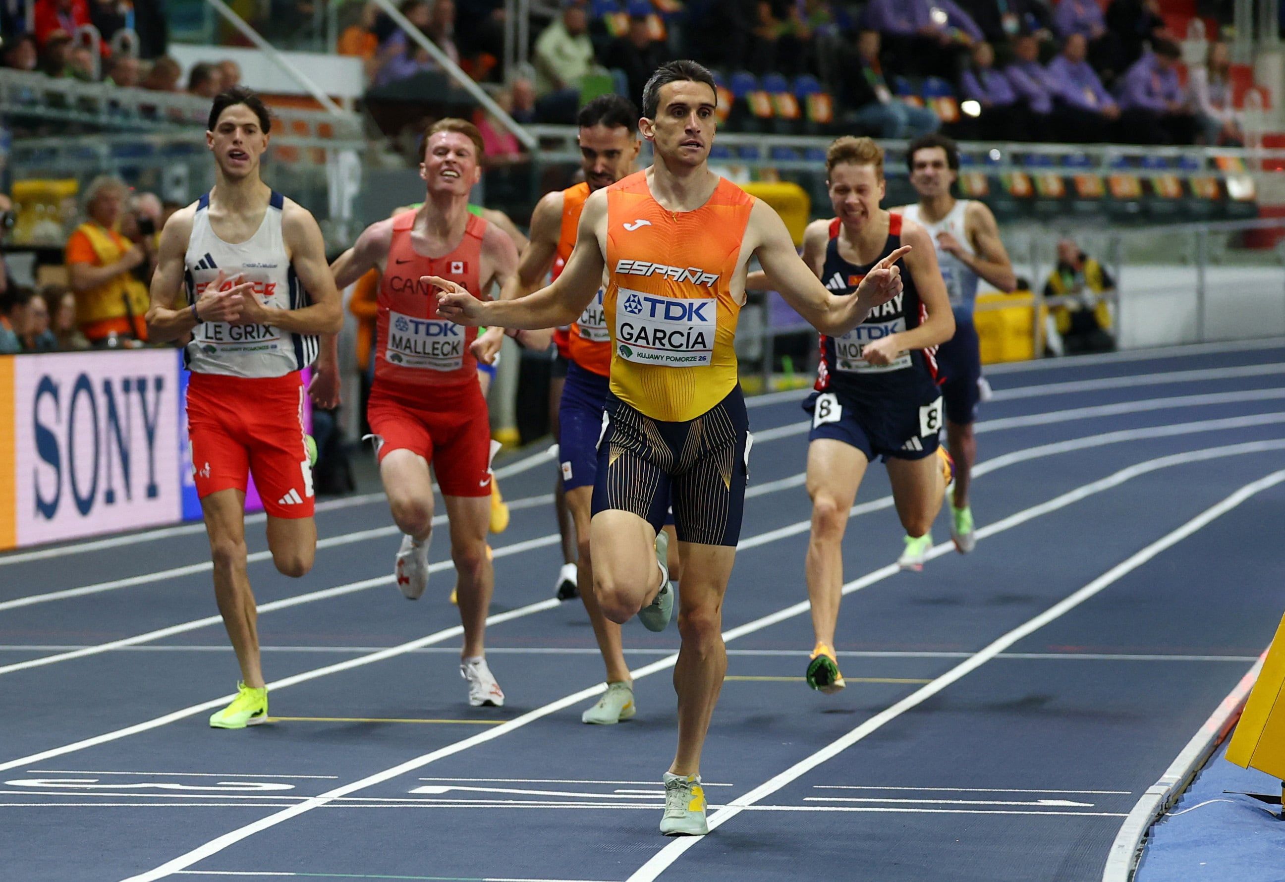 Atletas espanhóis brilham nos Mundiais de pista coberta. Reprodução: Elpais