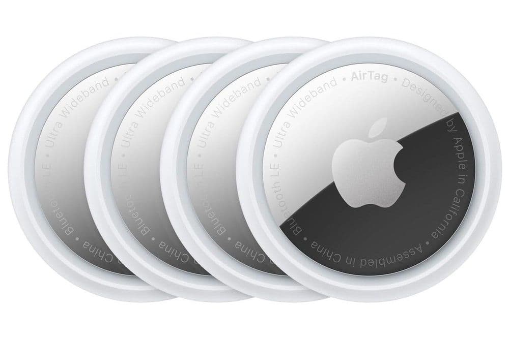 Para ganhar um AirTag grátis, compre um pacote com três outros AirTags. Legenda da imagem. Reprodução: Gizmodo