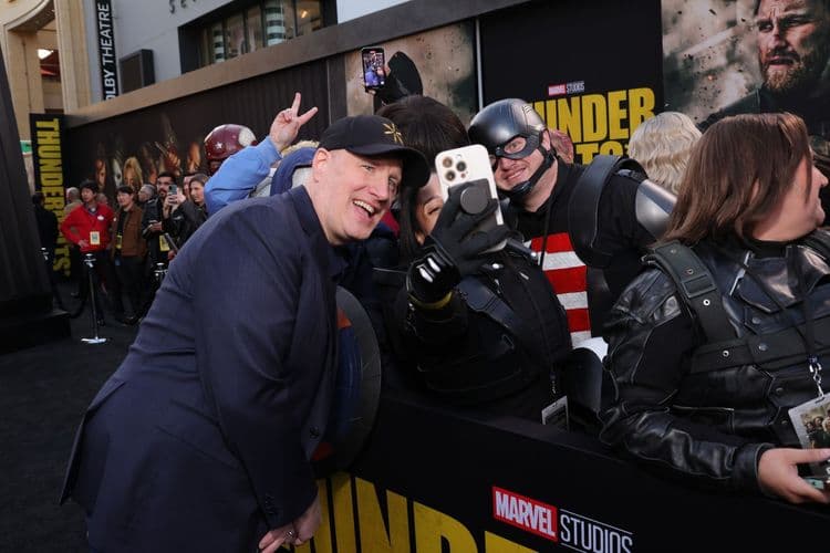 Kevin Feige comenta sobre o enigma apresentado no final do filme 'Thunderbolts'. Reprodução: Gizmodo