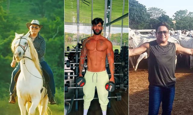 Cantores sertanejos acumulam vastas propriedades rurais e patrimônios impressionantes. Reprodução: Globo