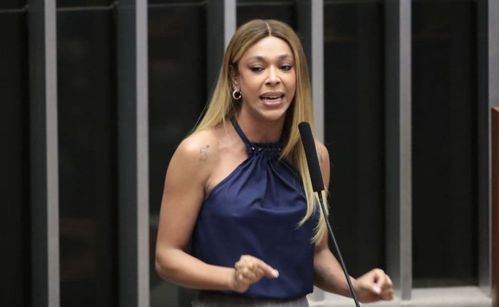 Erika Hilton se pronuncia sobre a proposta de jornada de trabalho na Câmara dos Deputados. Reprodução: CNN Brasil