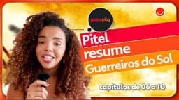 Jânia e Otília vivenciam o primeiro beijo na trama 'Guerreiros do Sol'; Legenda da imagem. Reprodução: Globo