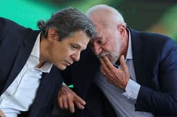 Lula e Haddad discutem medidas de proteção econômica após tarifaço de Trump. Reprodução: Globo.