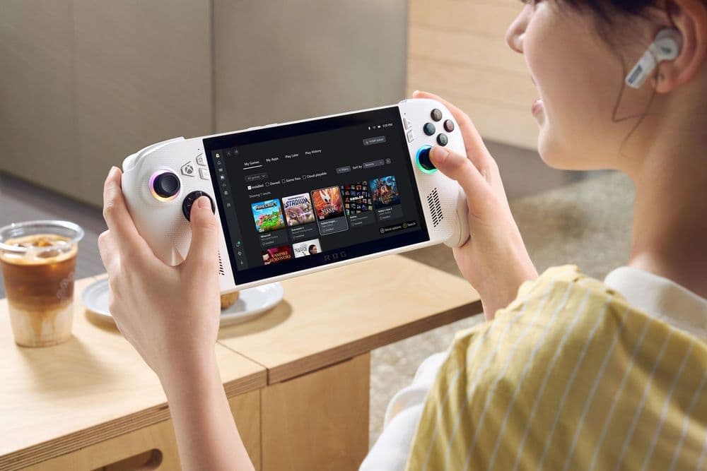 Xbox Ally: novo dispositivo de jogos portátil da Asus em destaque. Reprodução: Gizmodo.