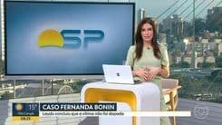 Fernanda Fazio, ex-mulher da professora Fernanda Bonin, foi presa como suspeita do assassinato. Reprodução: TV Globo