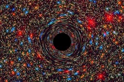 Cientistas exploram simulações teóricas para futuras viagens a buracos negros. Legenda da imagem. Reprodução: Gizmodo