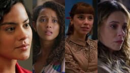 Fátima, Raquel, Solange e Heleninha, personagens de Vale Tudo, vivem momentos intensos na trama. Reprodução: Terra