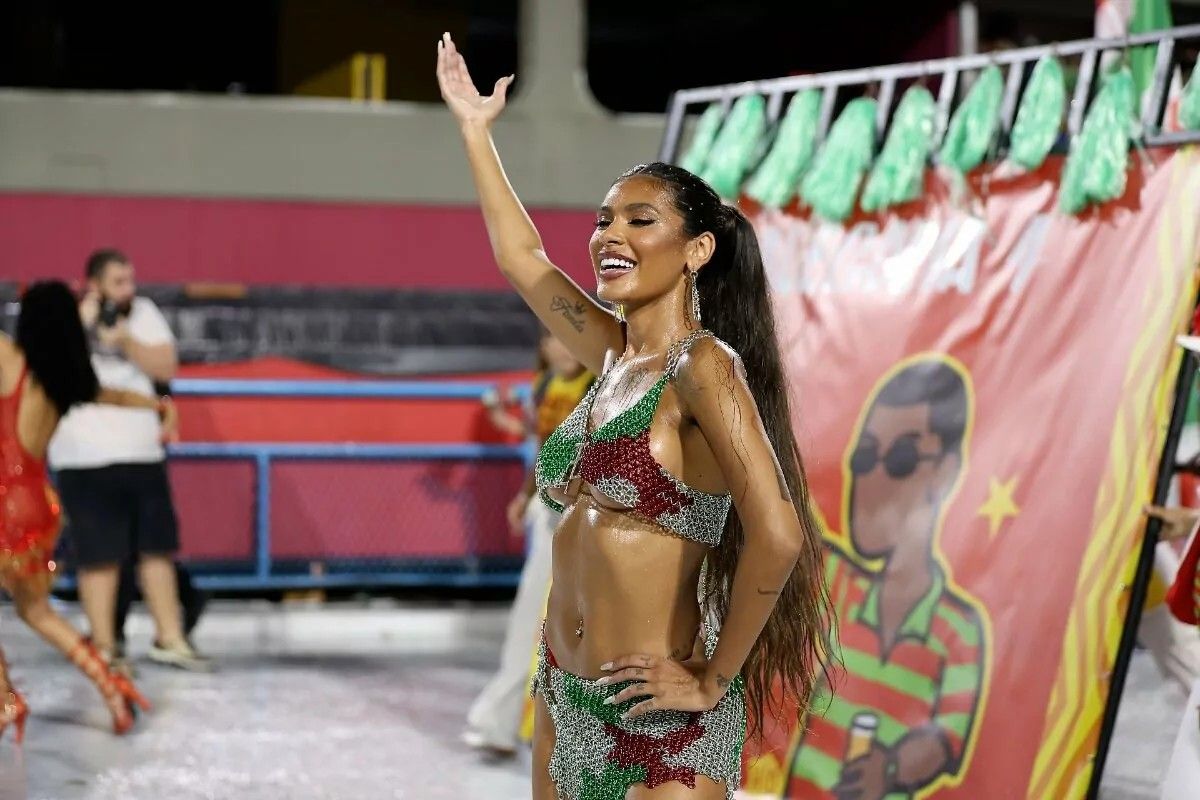 Pocah é destaque da Grande Rio. Reprodução: Gshow