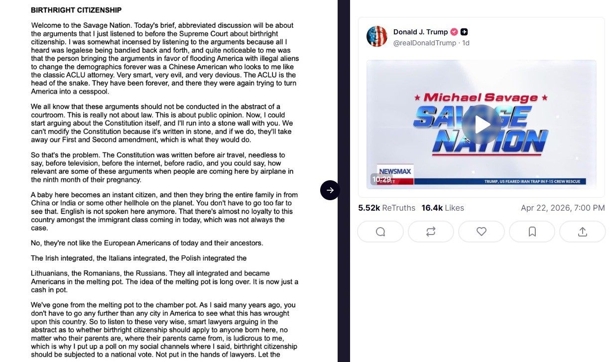 Índia critica Trump após post que chamou o país de buraco infernal. Reprodução: Oglobo
