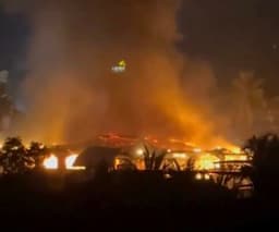 [Número de mortos sobe para 25 em incêndio de boate na Índia]. Reprodução: Oglobo