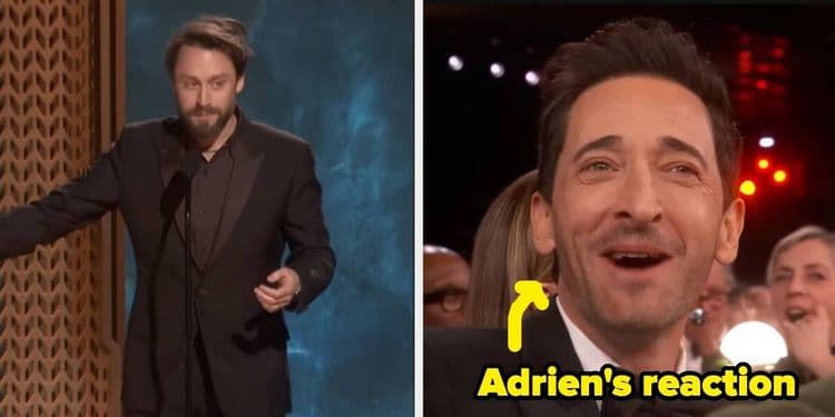 A Piada de Kieran Culkin no SAG Awards Sobre Adrien Brody