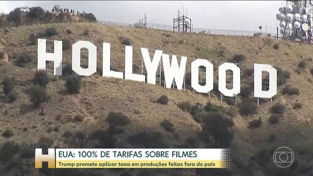 Trump foca na indústria cinematográfica após eventos recentes. Reprodução: Globo