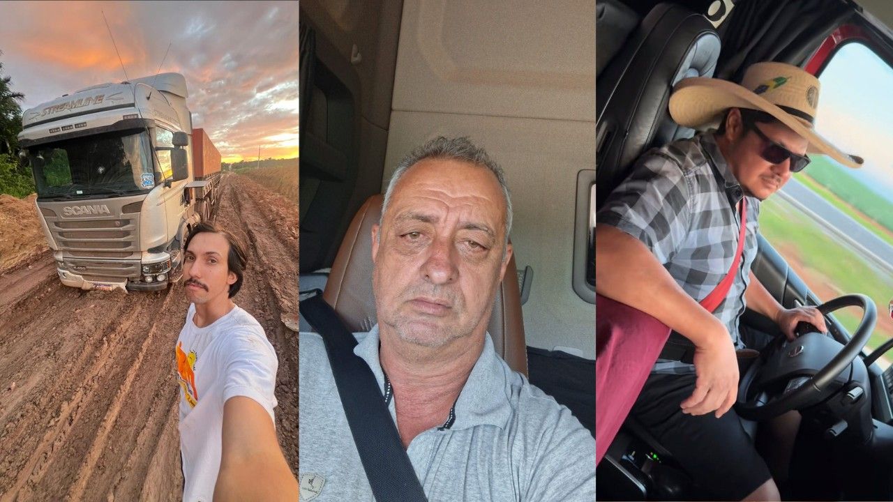 Situação precária: caminhoneiros sem água e banheiro no porto do Pará.. Reprodução: G1