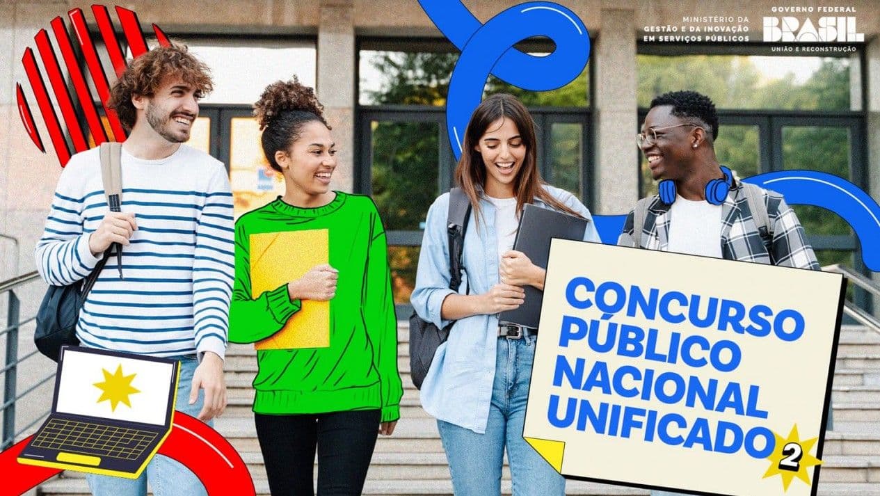 Ministra Esther Dweck apresenta detalhes da segunda edição do Concurso Nacional Unificado (CNU) 2025. Reprodução: Agência Brasil