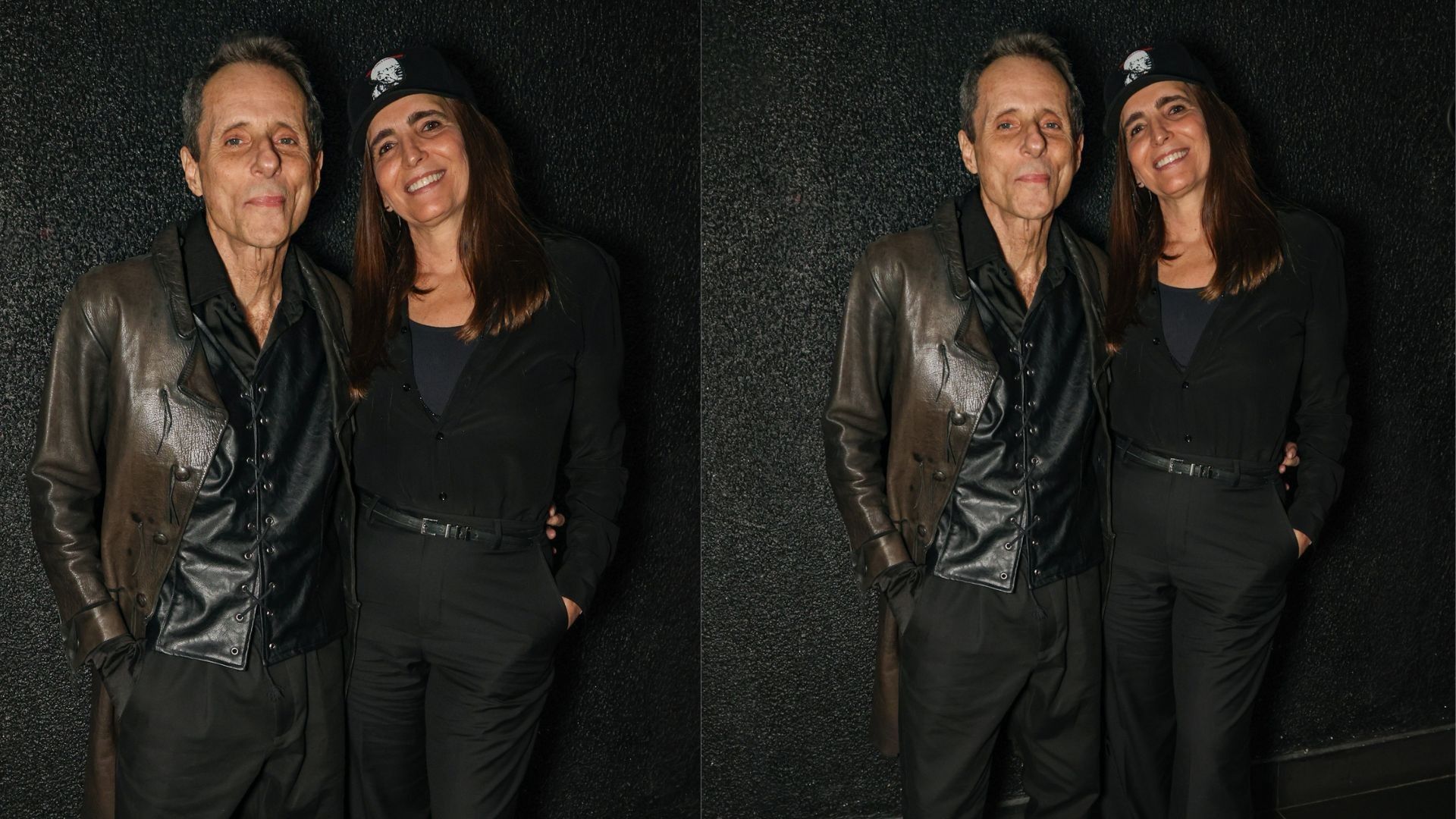 Malu Mader prestigia Tony Bellotto durante show do Titãs. Reprodução: Gshow