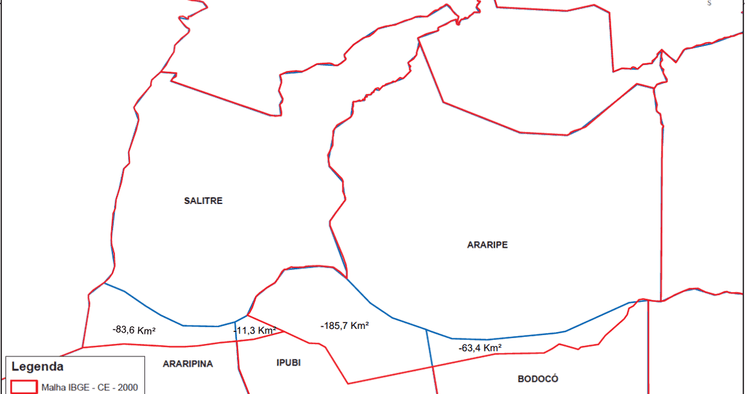 Ceará e Pernambuco resolvem divergência territorial de 773 km²