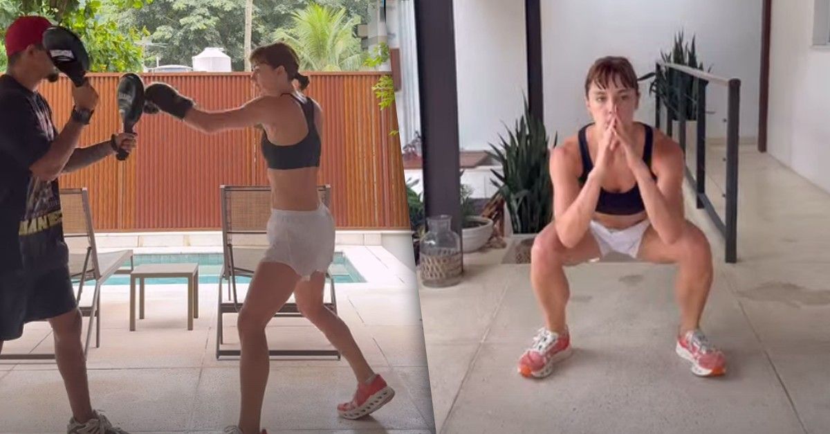 Alice Wegmann compartilha treino intenso nas redes sociais