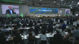 Líderes chegam ao tapete vermelho da COP30 em Belém. Legenda da imagem. Reprodução: Retorno do item 11