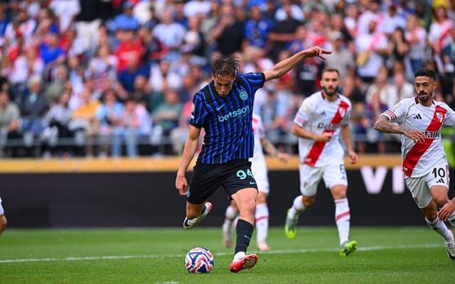 Inter derrota o River e se prepara para enfrentar o Fluminense no Mundial. Legenda da imagem. Reprodução: esporte.ig