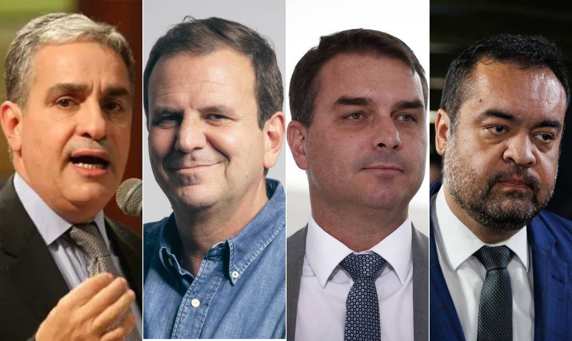 Mobilização por mandato-tampão no Rio envolve Lula, Castro, Paes e Flávio Bolsonaro, discutindo interesses distintos.. Reprodução: Oglobo