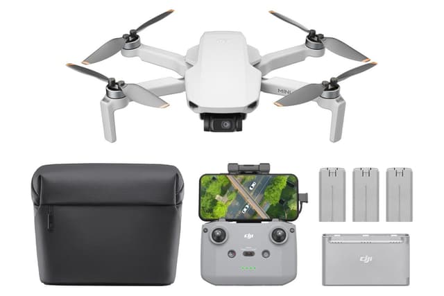 DJI Mini 4K: o drone mais leve da categoria, fácil de pilotar. Reprodução: Gizmodo