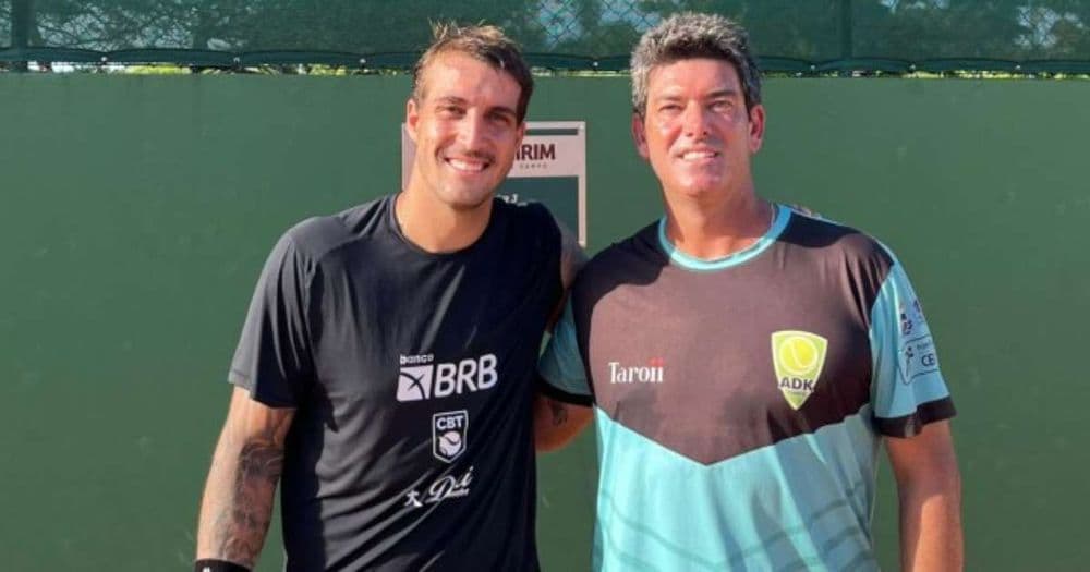 Felipe Meligeni retorna ao Brasil e treina em Itajaí