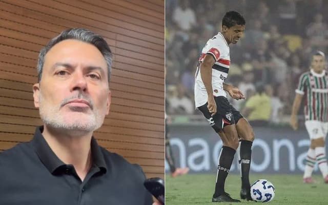 Dirigente do São Paulo promete diálogo olho no olho com atleta. Reprodução: Esporte