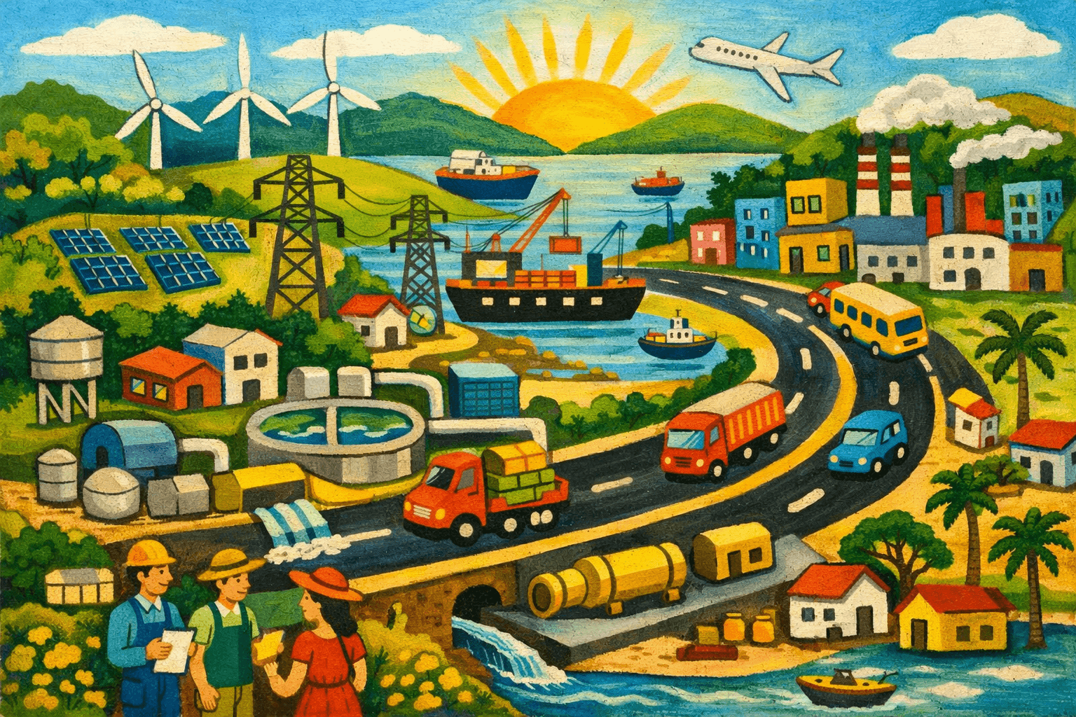 Infraestrutura se torna critério para atrair capital privado. Reprodução: Cadaminuto