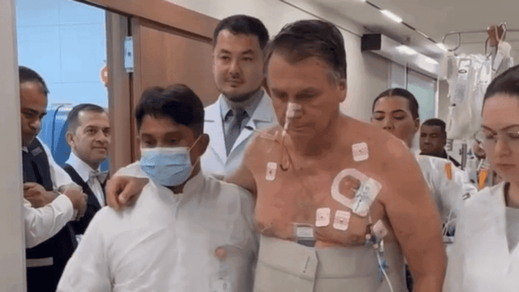 Ex-presidente continua na UTI em Brasília com visitas limitadas. Reprodução: CNN Brasil