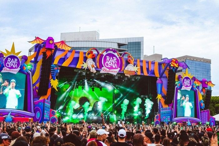 Rap in Cena chega à 10ª edição em Porto Alegre, 18 e 19 de outubro, com grandes nomes. Legenda da imagem. Reprodução: Retorno do item 11