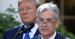Trump reafirma apoio a Jerome Powell e pede redução nas taxas de juros. Reprodução: Reuters