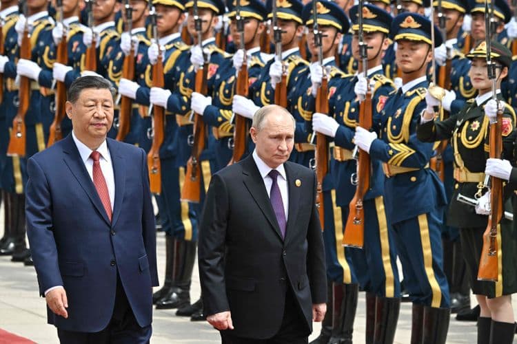 O FSB relata preocupação com espionagem chinesa, apesar da amizade proclamada entre Rússia e China.; Reprodução: Globo