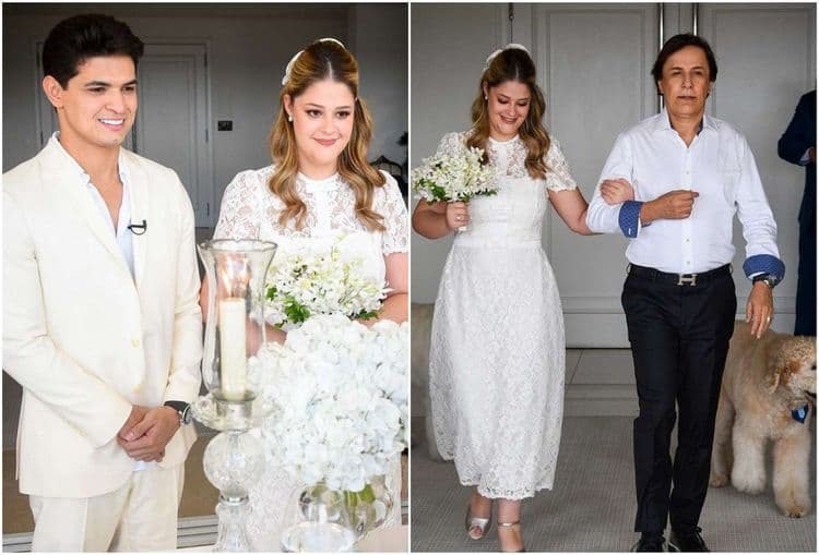 Maria Cavalcante se casa com Cristiano Deyvid em São Paulo