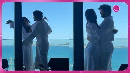 Thaila Ayala e Renato Góes chegam à Forbes Party em São Paulo. Reprodução: Retorno do item 11