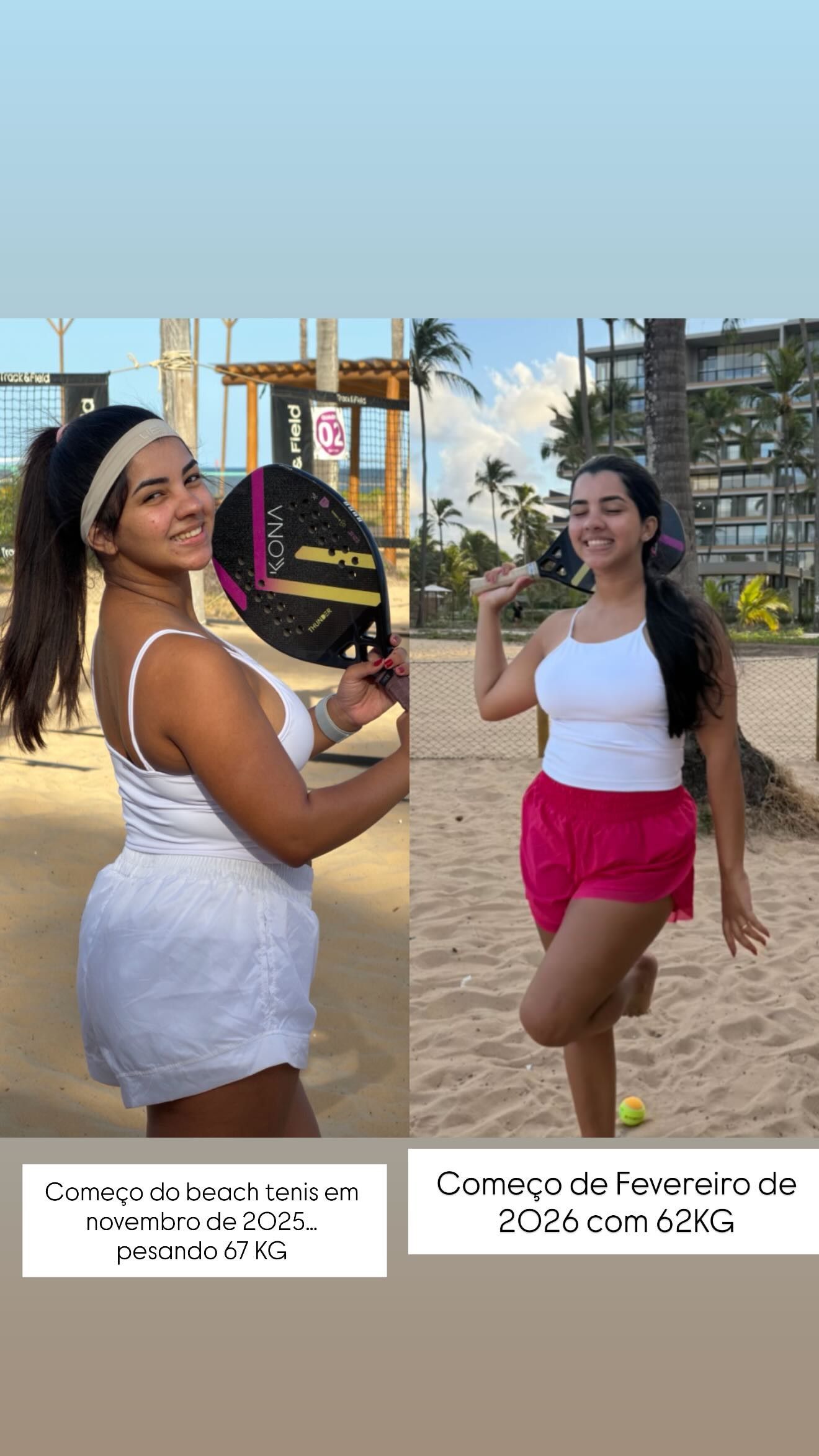 Ary Mirelle, esposa de João Gomes, exibe antes e depois após perder 10 kg.. Reprodução: Gshow